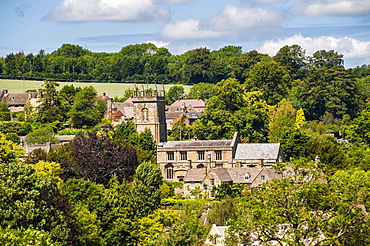 St. Peter and St. Paul Church in Blockley, a traditional village in The Cotswolds, Gloucestershire, England, United Kingdom, Europe 