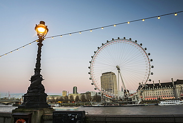 The London Eye Ferris Wheel (Millennium Wheel) seen from Westminster, London, England, United Kingdom, Europe