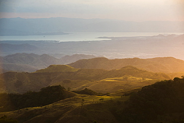 Monteverde Cloud Forest Reserve at sunset, Puntarenas, Costa Rica, Central America