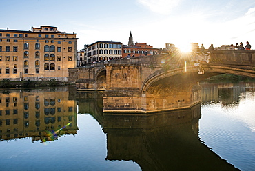 St. Trinity Bridge, Florence, Tuscany, Italy, Europe