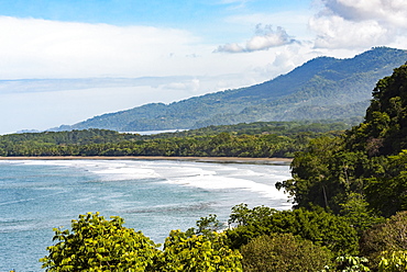 Uvita Beach, Marino Ballena National Park (Whale Tail National Park), Puntarenas Province, Pacific Coast of Costa Rica, Central America