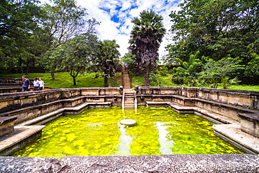 Bathing Pool (Kumara Pokuna) of Parakramabahu's Royal Palace, Polonnaruwa, UNESCO World Heritage Site, Cultural Triangle, Sri Lanka, Asia