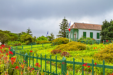 View of Longwood House on Saint Helena, South Atlantic Ocean