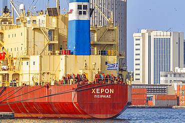 View of the busy port city of Dakar, Senegal, West Africa, Africa