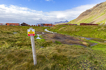 Views of the abandoned whaling station in Stromness Bay on South Georgia, Southern Ocean, Polar Regions