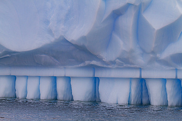 Iceberg detail in and around the Antarctic Peninsula during the summer months, Southern Ocean, Polar Regions