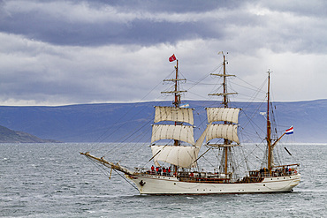 Expedition ship Europa operating from Ushuaia, Argentina to the Antarctic Peninsula in Antarctica, Southern Ocean.