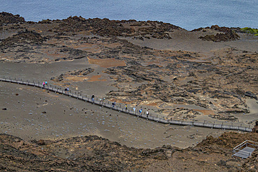 Guests from the Lindblad Expedition ship National Geographic Endeavour in the Galapagos Islands, Ecuador. MORE INFO Lindblad Expeditions has been active in the Galapagos since the 1990's and has raised several million dollars towards conservation and educ