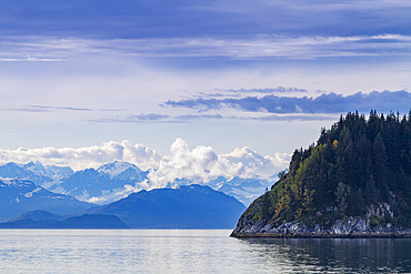 Scenes from Glacier Bay National Park and Preserve in southeast Alaska, USA. Pacific Ocean.