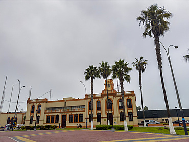 Scenes from Callao Harbor, the Captain of the Port office, just outside the city of Lima, Pacific Ocean.