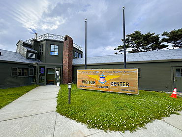Aleutian World War II Museum Visitor Center in Dutch Harbor, Unalaska, Alaska.