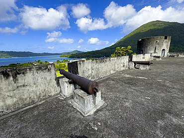 Fort Belgica, a 17th-century fort built on the island of Banda Neira to protect the nutmeg trade, Moluccas, Indonesia.