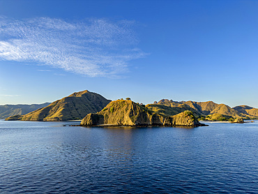 Views of Komodo Island, Lesser Sunda chain, one of the 17,508 islands that comprise the Republic of Indonesia.