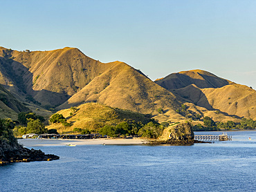 Views of Komodo Island, Lesser Sunda chain, one of the 17,508 islands that comprise the Republic of Indonesia.
