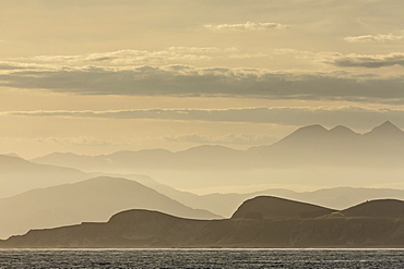 The coastline of Kaikoura, South Island, New Zealand, Pacific