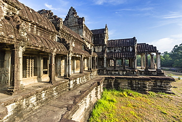 Raised terrace at Angkor Wat, Angkor, UNESCO World Heritage Site, Siem Reap Province, Cambodia, Indochina, Southeast Asia, Asia 