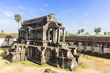 Raised terrace at Angkor Wat, Angkor, UNESCO World Heritage Site, Siem Reap Province, Cambodia, Indochina, Southeast Asia, Asia 