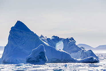 Iceberg near the Cumberland Peninsula, Baffin Island, Nunavut, Canada, North America