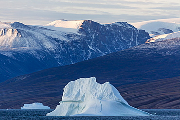 Early morning sunrise near Qilakitsoq, Greenland, Polar Regions