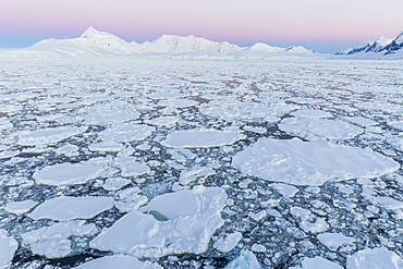 Transiting the Lemaire Channel in heavy first year sea ice, Antarctica, Polar Regionsboosted global saturation