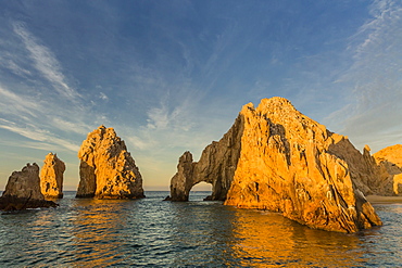 Sunrise at Land's End, Cabo San Lucas, Baja California Sur, Gulf of California, Mexico, North America