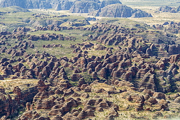 Aerial view of the Bungle Bungle, Purnululu National Park, UNESCO World Heritage Site, Kimberley, Western Australia, Australia, Pacific