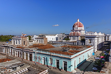 Antiguo Ayuntamiento, home of the provincial government building in Cienfuegos, UNESCO World Heritage Site, Cuba, West Indies, Caribbean, Central America