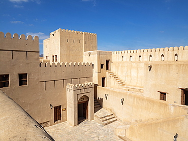 Inside the Nizwa Fort, Nizwa, Sultanate of Oman, Middle East