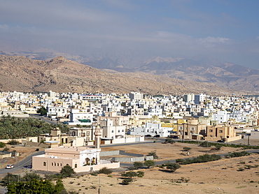 New construction and design in the city of Quriyat, Sultanate of Oman, Middle East