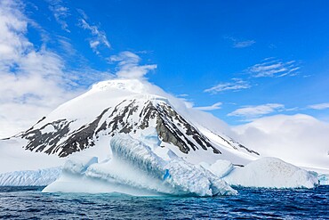 Large iceberg off the shore of Astrolabe Island, Bransfield Strait, Trinity Peninsula, Antarctica, Polar Regions