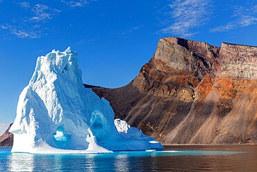 Iceberg in Holms O, Baffin Bay, on the northwest coast of Greenland, Polar Regions