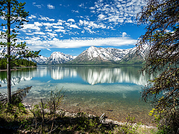 Colter Lake in Grand Teton National Park, Wyoming, United States of America, North America