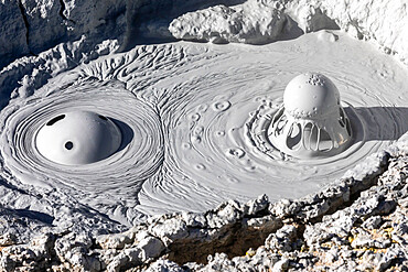 Boiling mud pots in the Eduardo Avaroa Andean Fauna National Reserve, Potosi Department, Bolivia, South America