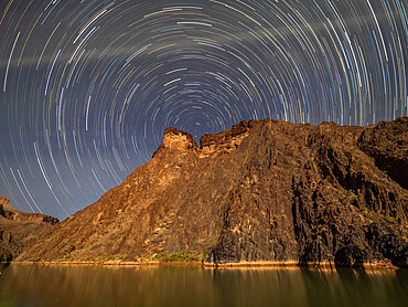 Night photography at Blacktail Canyon, just before river mile 121, Grand Canyon National Park, Arizona, United States of America, North America