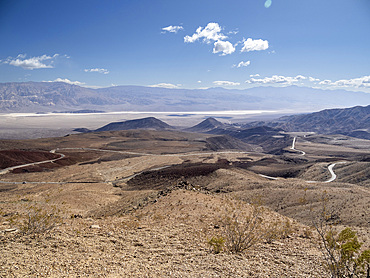 A view of the eastern portion of Death Valley National Park, California, United States of America, North America