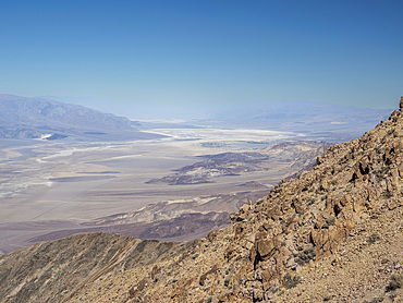 Looking north from Dante's View in Death Valley National Park, California, United States of America, North America