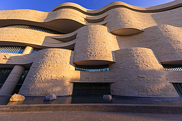 The Smithsonian Institution National Museum of the American Indian on the National Mall in Washington, D.C.