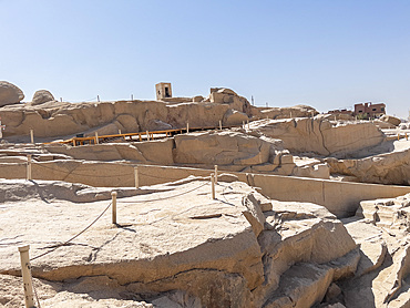 The unfinished obelisk, the largest known ancient obelisk, located in the stone quarries in Aswan, Egypt, North Africa, Africa