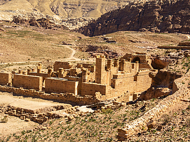 The Byzantine Church, Petra Archaeological Park, UNESCO World Heritage Site, one of the New Seven Wonders of the World, Petra, Jordan, Middle East