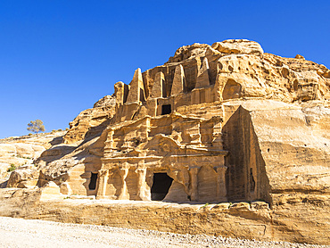 The Obelisk Tomb, Petra Archaeological Park, UNESCO World Heritage Site, one of the New Seven Wonders of the World, Petra, Jordan, Middle East