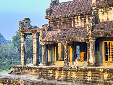 Angkor Wat, UNESCO World Heritage Site, a Hindu-Buddhist temple complex near Siem Reap, Cambodia, Indochina, Southeast Asia, Asia