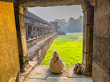 Angkor Wat, UNESCO World Heritage Site, a Hindu-Buddhist temple complex near Siem Reap, Cambodia, Indochina, Southeast Asia, Asia