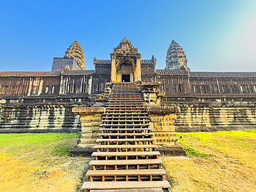 Angkor Wat, UNESCO World Heritage Site, a Hindu-Buddhist temple complex near Siem Reap, Cambodia, Indochina, Southeast Asia, Asia