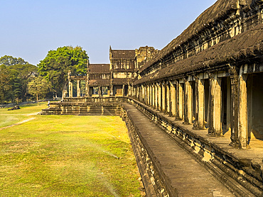 Angkor Wat, UNESCO World Heritage Site, a Hindu-Buddhist temple complex near Siem Reap, Cambodia, Indochina, Southeast Asia, Asia