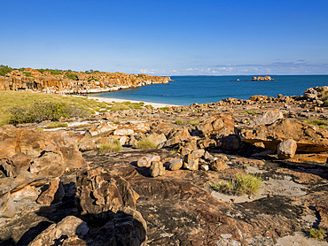 Traditional burial grounds of indigenous people found on Bigge Island, Kimberley, Western Australia, Australia, Pacific