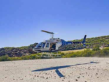 Mitchell River waterfalls via helicopter from Swift Bay, Kimberley, Western Australia, Australia, Pacific