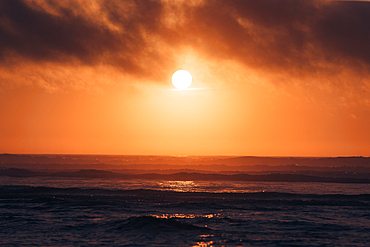 Sunset on the Atlantic coast of Portugal, sunset, Portugal, Atlantic