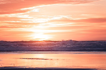 Sunset on the Atlantic coast of Portugal, sunset, Portugal, Atlantic