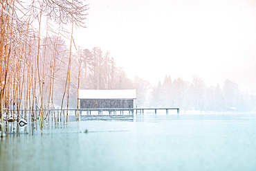 Winter at Lake Starnberg, Tutzing, Germany