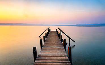 Sunrise at Lake Starnberg, Garatshausen, Germany